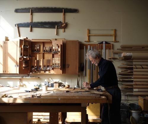 Scott Wynn in his workshop