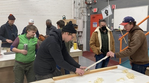 Thin shaving at Mini-Kez in Kingston, NY