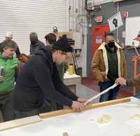 Thin shaving at Mini-Kez in Kingston, NY