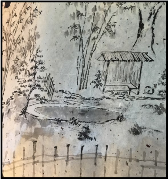Roji Tea Garden drawing